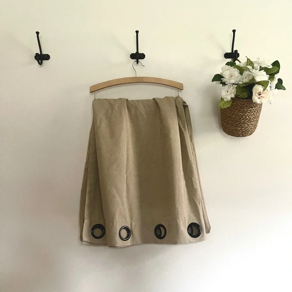Restoration Hardware RH Drapery—Outdoor Canvas in Flax, 96”L x 48”W